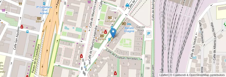 Mapa de ubicacion de Café Plaza en إسبانيا, منطقة مدريد, منطقة مدريد, Área Metropolitana De Madrid Y Corredor Del Henares, مدريد.