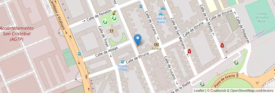 Mapa de ubicacion de Café Pub Dribling en Sepanyol, Comunidad De Madrid, Comunidad De Madrid, Área Metropolitana De Madrid Y Corredor Del Henares, Madrid.