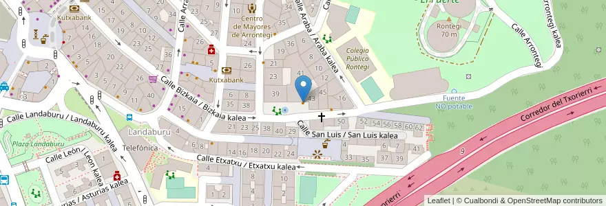 Mapa de ubicacion de Cafe Rihanna en اسپانیا, Euskadi, Bizkaia, Bilboaldea, Barakaldo.