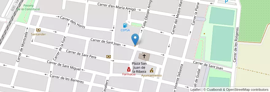Mapa de ubicacion de Cafe Ro en Spanien, Valencianische Gemeinschaft, Valencia, L'Horta Nord, Puçol.