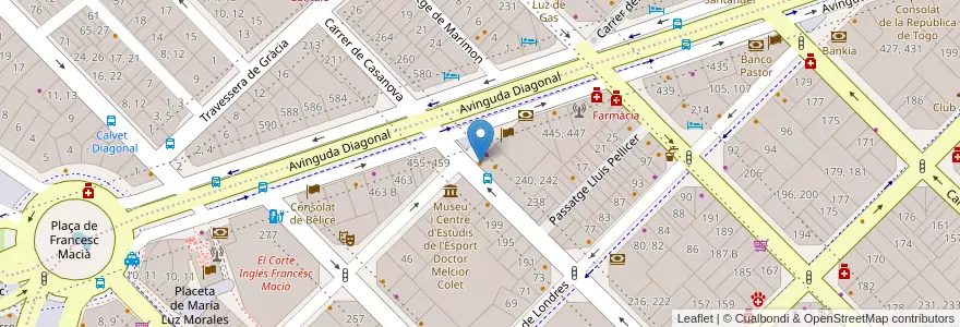 Mapa de ubicacion de Café San Telmo en España, Catalunya, Barcelona, Barcelonès, Barcelona.