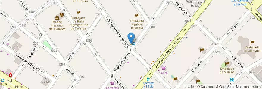 Mapa de ubicacion de Cafe Sur, Palermo en Argentina, Autonomous City Of Buenos Aires, Autonomous City Of Buenos Aires, Comuna 14.
