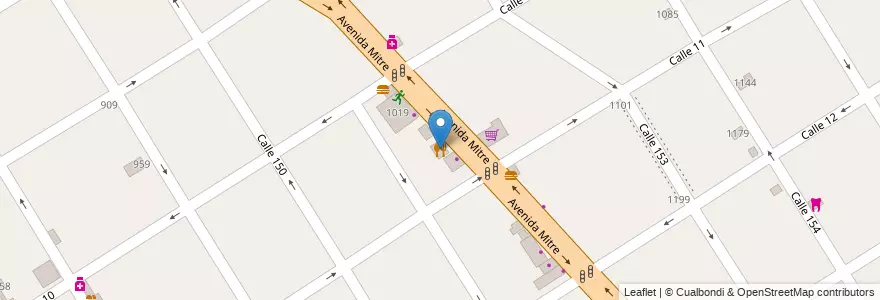 Mapa de ubicacion de Cafe Sur en 아르헨티나, 부에노스아이레스주, Partido De Berazategui, Berazategui.