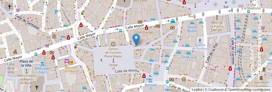 Mapa de ubicacion de Café & Tapas en إسبانيا, منطقة مدريد, منطقة مدريد, Área Metropolitana De Madrid Y Corredor Del Henares, مدريد.