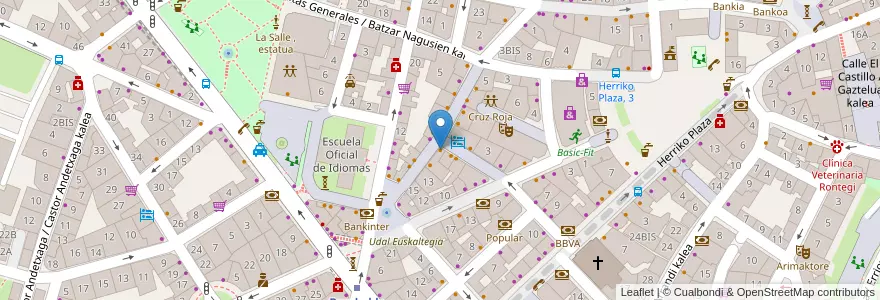 Mapa de ubicacion de Café Urbi en 스페인, Euskadi, Bizkaia, Bilboaldea, Barakaldo.