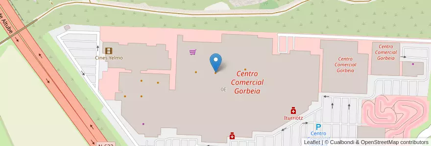 Mapa de ubicacion de Café y Te Ceylan en 스페인, Euskadi, Araba/Álava, Gorbeialdea, Zigoitia.