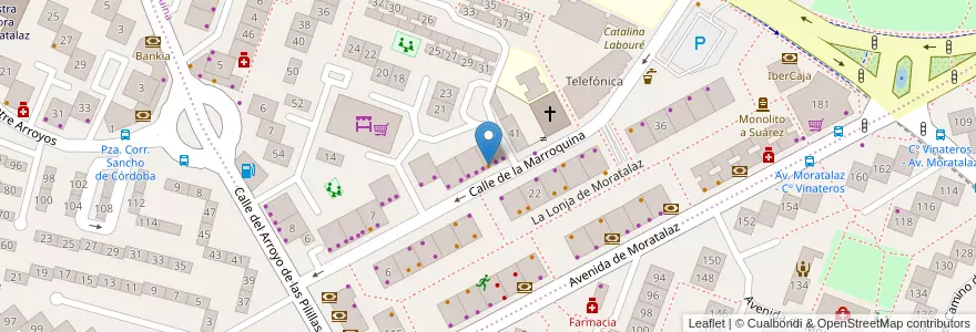Mapa de ubicacion de Café Yagar en スペイン, マドリード州, Comunidad De Madrid, Área Metropolitana De Madrid Y Corredor Del Henares, Madrid.