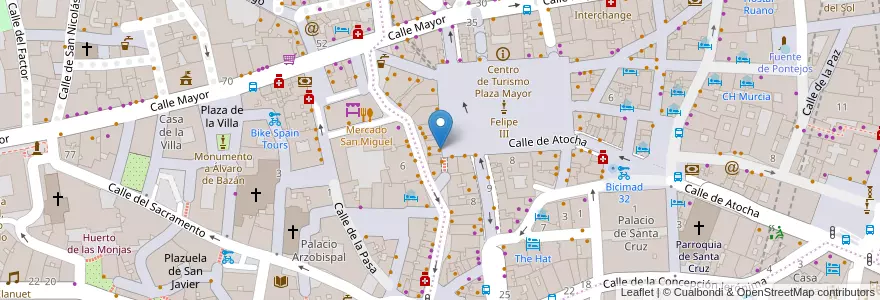 Mapa de ubicacion de Café Zarra en Spain, Community Of Madrid, Community Of Madrid, Área Metropolitana De Madrid Y Corredor Del Henares, Madrid.