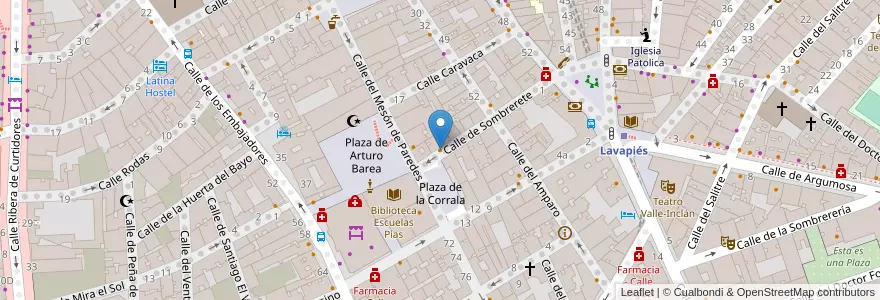 Mapa de ubicacion de Cafelito en Испания, Мадрид, Мадрид, Área Metropolitana De Madrid Y Corredor Del Henares, Мадрид.