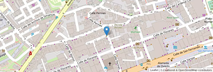 Mapa de ubicacion de Café&Pub La Comedia en Испания, Кантабрия, Кантабрия, Santander, Santander.
