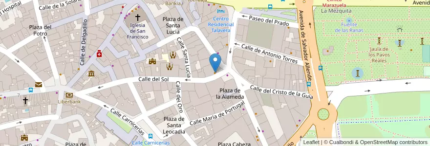 Mapa de ubicacion de Cafetería 31 en إسبانيا, قشتالة-لا مانتشا, طليطلة, Talavera, Talavera De La Reina.