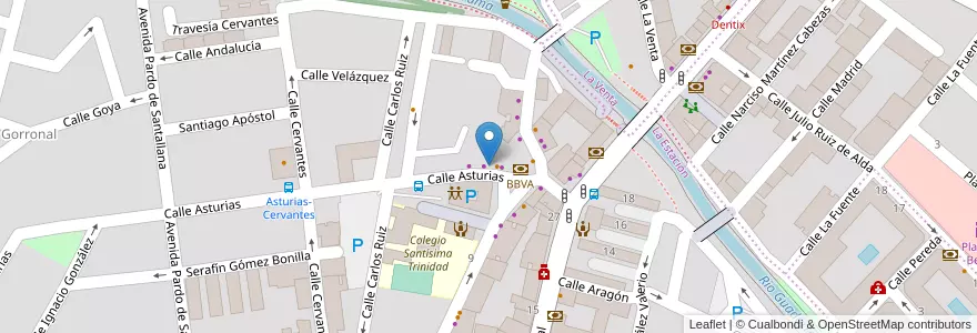 Mapa de ubicacion de Cafetería en 西班牙, Comunidad De Madrid, Comunidad De Madrid, Cuenca Del Guadarrama, Collado Villalba.