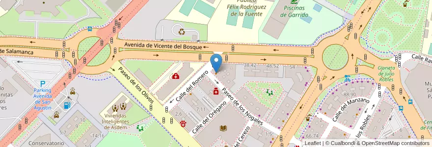 Mapa de ubicacion de Cafetería Alberto en Espanha, Castela E Leão, Salamanca, Campo De Salamanca, Salamanca.