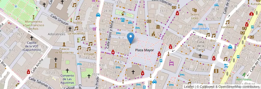 Mapa de ubicacion de Cafetería Altamira en Spain, Castile And León, Salamanca, Campo De Salamanca, Salamanca.