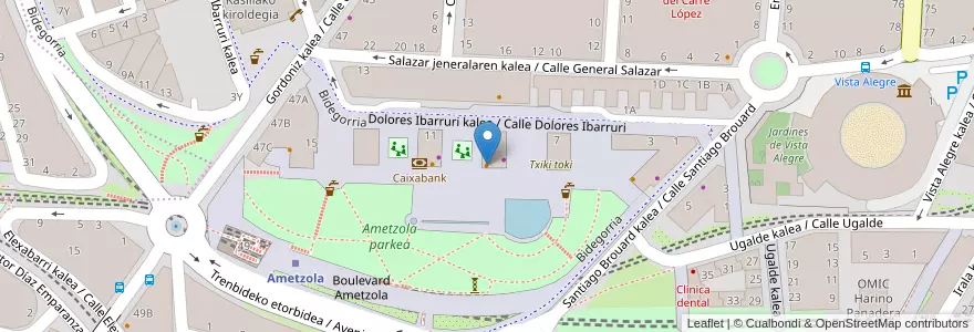 Mapa de ubicacion de Cafetería Ametzola en Sepanyol, Negara Basque, Bizkaia, Bilboaldea, Bilbao.