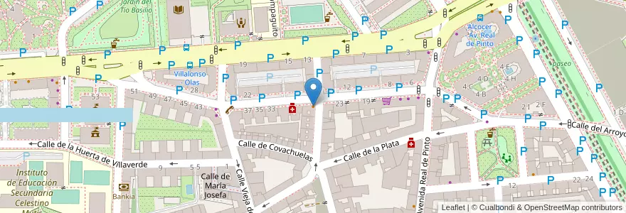 Mapa de ubicacion de Cafeteria Bar Vivas en España, Comunidad De Madrid, Comunidad De Madrid, Área Metropolitana De Madrid Y Corredor Del Henares, Madrid.