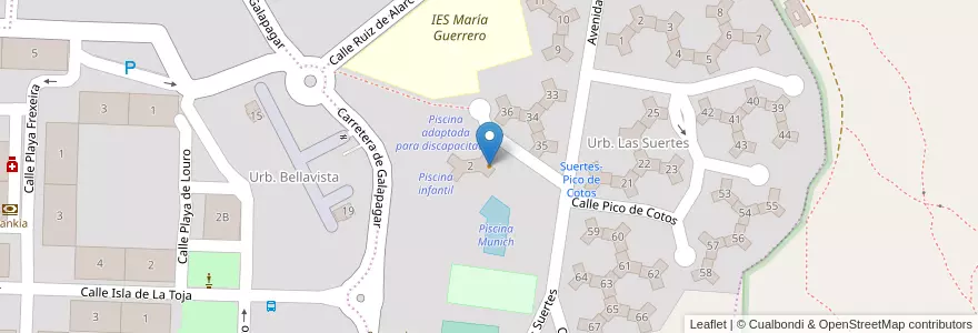 Mapa de ubicacion de Cafetería Bienmesabe en 스페인, Comunidad De Madrid, Comunidad De Madrid, Cuenca Del Guadarrama.