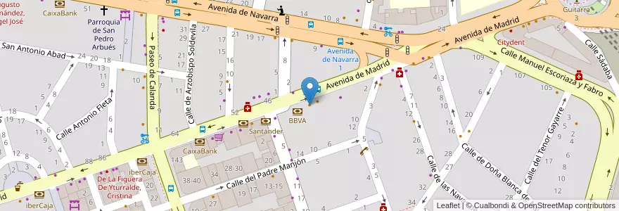 Mapa de ubicacion de Cafetería Buj en اسپانیا, Aragón, ساراگوسا, Zaragoza, ساراگوسا.