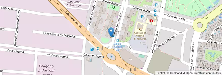 Mapa de ubicacion de Cafetería del Prado en 스페인, Comunidad De Madrid, Comunidad De Madrid, Área Metropolitana De Madrid Y Corredor Del Henares, Fuenlabrada.