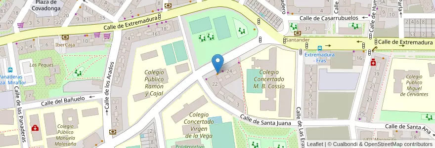 Mapa de ubicacion de Cafetería D'Madrid en Испания, Мадрид, Мадрид, Área Metropolitana De Madrid Y Corredor Del Henares, Fuenlabrada.