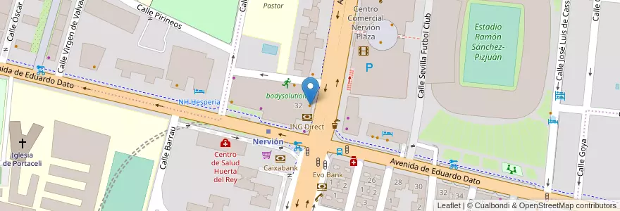 Mapa de ubicacion de Cafetería Forum en Spain, Andalusia, Sevilla, Seville.