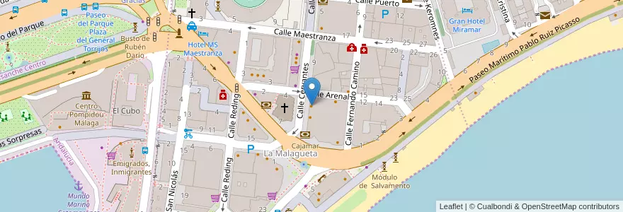 Mapa de ubicacion de Cafetería Horizonte en Spagna, Andalucía, Málaga, Málaga-Costa Del Sol, Málaga.