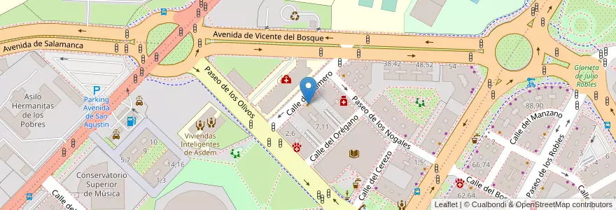 Mapa de ubicacion de Cafetería Junco en Espanha, Castela E Leão, Salamanca, Campo De Salamanca, Salamanca.