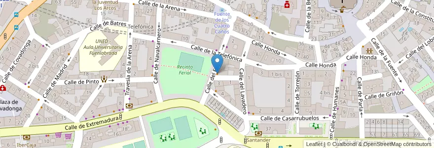 Mapa de ubicacion de Cafetería La Esmeralda en Espanha, Comunidade De Madrid, Comunidade De Madrid, Área Metropolitana De Madrid Y Corredor Del Henares, Fuenlabrada.