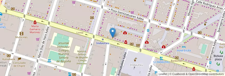 Mapa de ubicacion de Cafeteria La Ribera II en Испания, Страна Басков, Bizkaia, Bilboaldea, Бильбао.