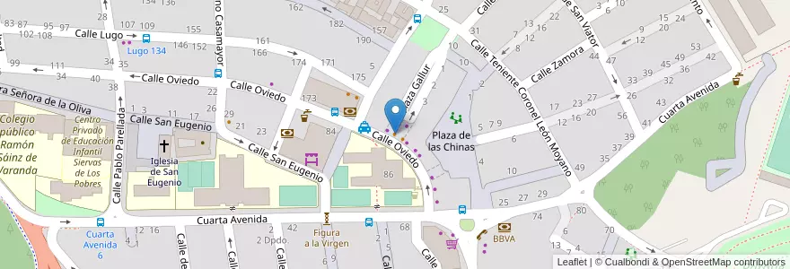 Mapa de ubicacion de Cafetería Los Ángeles en İspanya, Aragón, Zaragoza, Zaragoza, Zaragoza.