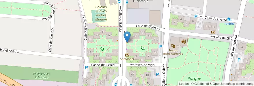 Mapa de ubicacion de Cafetería Lucas en اسپانیا, بخش خودمختار مادرید, بخش خودمختار مادرید, Área Metropolitana De Madrid Y Corredor Del Henares, Fuenlabrada.