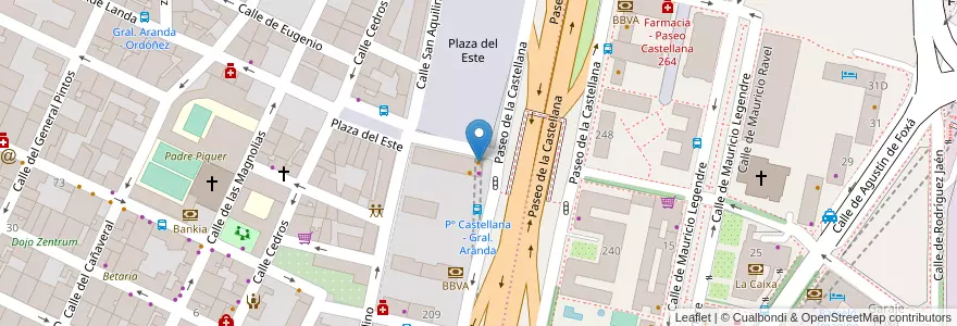 Mapa de ubicacion de Cafetería Medranda en Sepanyol, Comunidad De Madrid, Comunidad De Madrid, Área Metropolitana De Madrid Y Corredor Del Henares, Madrid.