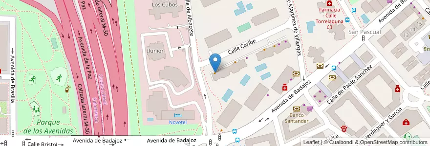 Mapa de ubicacion de Cafetería Montecarlo en España, Comunidad De Madrid, Comunidad De Madrid, Área Metropolitana De Madrid Y Corredor Del Henares, Madrid.
