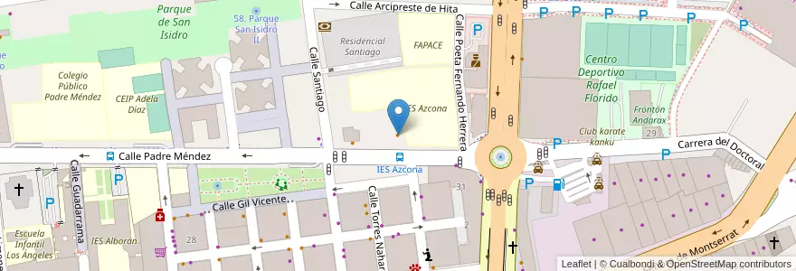 Mapa de ubicacion de Cafetería Nueva Andalucía en 스페인, Andalucía, Almería, Almería.