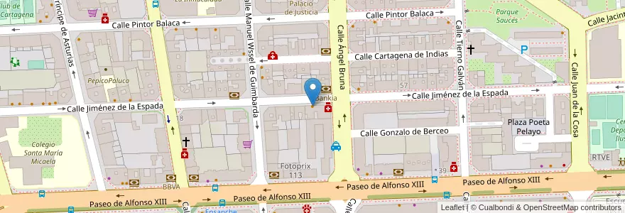 Mapa de ubicacion de Cafetería Óliver en Espanha, Região De Múrcia, Região De Múrcia, Campo De Cartagena Y Mar Menor, Cartagena.
