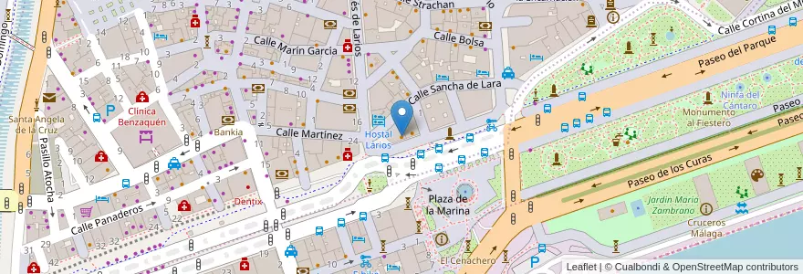 Mapa de ubicacion de Cafetería Plaza en 西班牙, 安达鲁西亚, Málaga, Málaga-Costa Del Sol, Málaga.