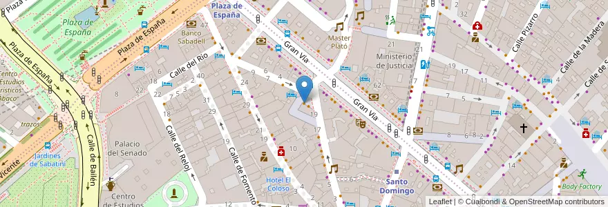 Mapa de ubicacion de Cafetería Rande en Sepanyol, Comunidad De Madrid, Comunidad De Madrid, Área Metropolitana De Madrid Y Corredor Del Henares, Madrid.