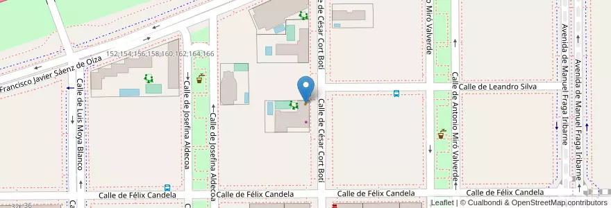 Mapa de ubicacion de Cafetería Restaurante Vianda en 西班牙, Comunidad De Madrid, Comunidad De Madrid, Área Metropolitana De Madrid Y Corredor Del Henares, Madrid.