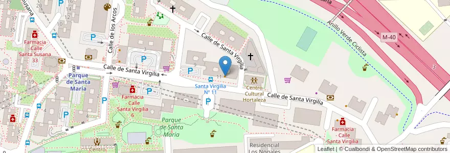 Mapa de ubicacion de Cafetería San Francisco en Espanha, Comunidade De Madrid, Comunidade De Madrid, Área Metropolitana De Madrid Y Corredor Del Henares, Madrid.