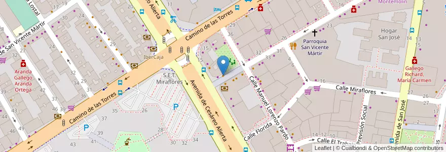 Mapa de ubicacion de Cafetería terminal 3 en Espanha, Aragão, Saragoça, Zaragoza, Saragoça.