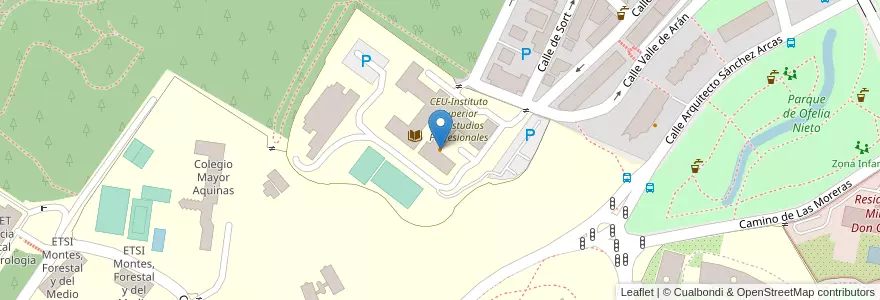 Mapa de ubicacion de Cafetería Universidad Nebrija en Espanha, Comunidade De Madrid, Comunidade De Madrid, Área Metropolitana De Madrid Y Corredor Del Henares, Madrid.