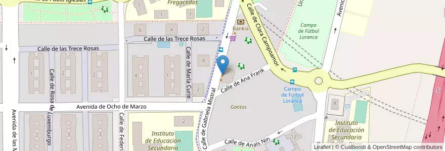 Mapa de ubicacion de Cafetería Versalles en إسبانيا, منطقة مدريد, منطقة مدريد, Área Metropolitana De Madrid Y Corredor Del Henares, Fuenlabrada.