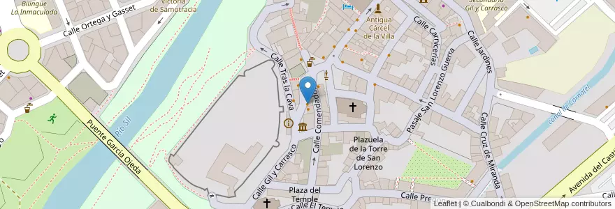 Mapa de ubicacion de Cafetería Virgen de La Encina en Испания, Кастилия И Леон, Леон, El Bierzo, Ponferrada.