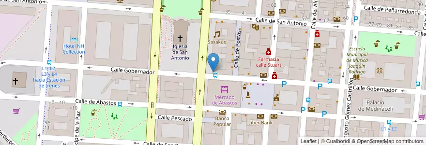 Mapa de ubicacion de Cafetería y Pastelería Parras en 西班牙, Comunidad De Madrid, Comunidad De Madrid, Las Vegas, Aranjuez.