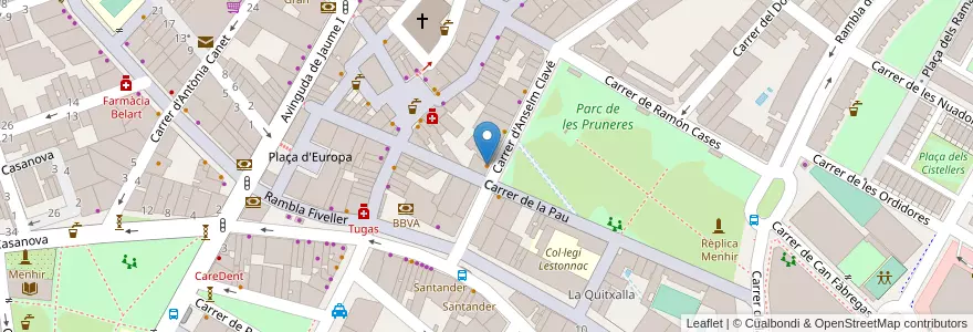 Mapa de ubicacion de Caffe il forno en İspanya, Catalunya, Barcelona, Vallès Oriental, Mollet Del Vallès.