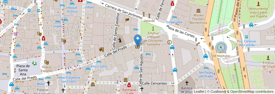 Mapa de ubicacion de Caixa Bank en Sepanyol, Comunidad De Madrid, Comunidad De Madrid, Área Metropolitana De Madrid Y Corredor Del Henares, Madrid.