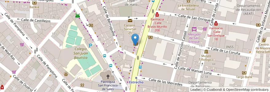Mapa de ubicacion de Caixa Penedés en 西班牙, Comunidad De Madrid, Comunidad De Madrid, Área Metropolitana De Madrid Y Corredor Del Henares, Madrid.