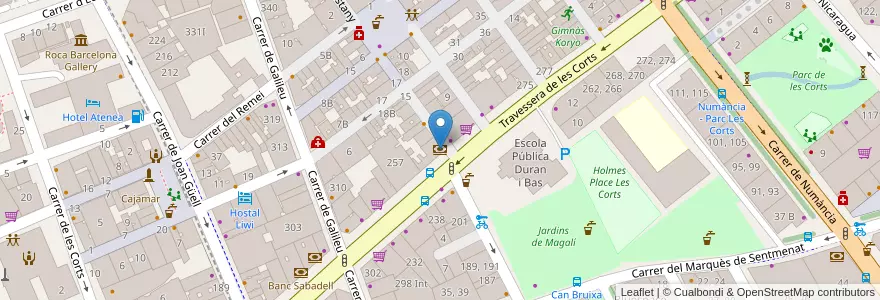 Mapa de ubicacion de CaixaBank en Spain, Catalonia, Barcelona, Barcelonès, Barcelona.