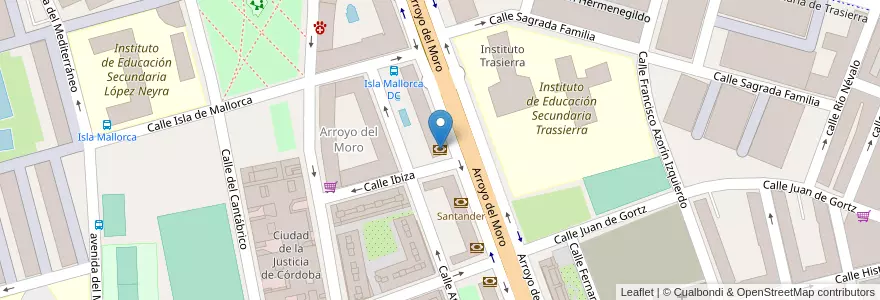 Mapa de ubicacion de Caixabank en 西班牙, 安达鲁西亚, Córdoba, Córdoba.