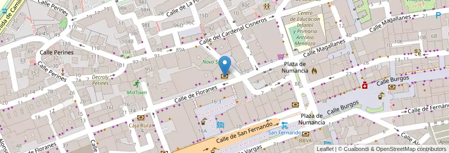 Mapa de ubicacion de Caixabank en Испания, Кантабрия, Кантабрия, Santander, Santander.